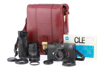 Lot 117 - A Minolta CLE 35mm Rangefinder Outfit
