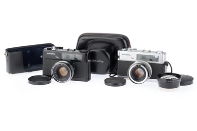 Lot 97 - A Pair of Minolta Hi-Matic 7S Rangefinder Cameras