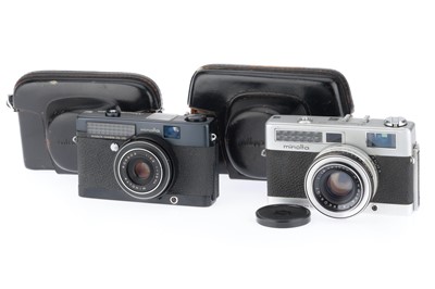 Lot 111 - A Pair of Minolta Minoltina Cameras