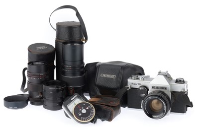 Lot 298 - A Prinzflex SuperTTL Camera Outfit.