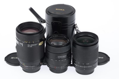 Lot 360 - A Group of Nikon Fit Lenses