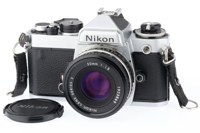 Lot 87 - A Nikon FE 35mm SLR Camera