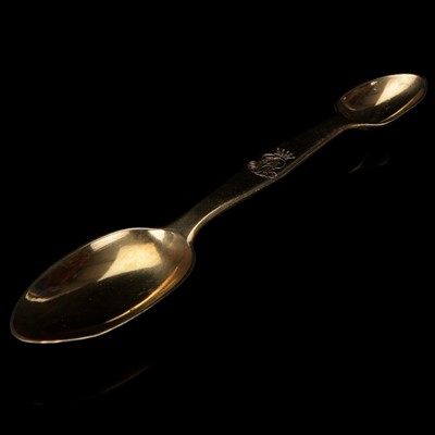Lot 13 - A Victorian Silver-Gilt Medicine Spoon