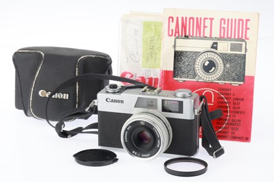 Lot 211 - A Canon Canonet 28 Rangefinder Camera