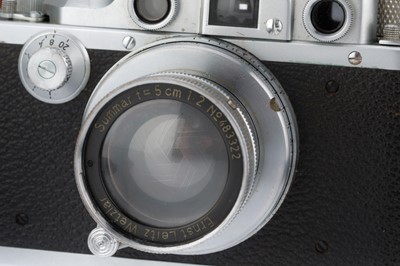 Lot 28 - A Leica IIIb Rangefinder Camera