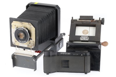 Lot 283 - A Home-Made Camera and Accessories