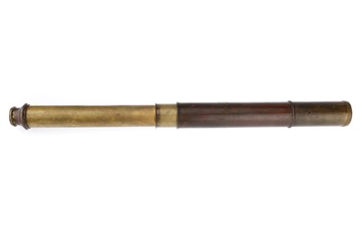 Lot 677 - A Brass 2 Draw Telescope