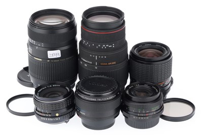 Lot 433 - A Selection of Camera Lenses