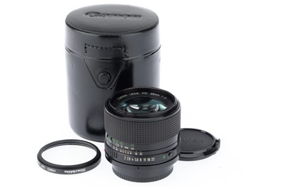 Lot 208 - A Canon FD f/2 28mm lens