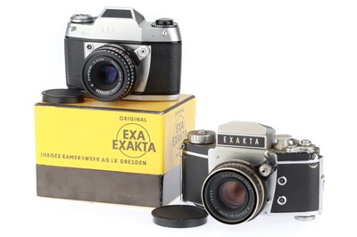 Lot 180 - A Pair of Ihagee Exakta Cameras