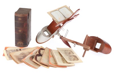 Lot 518 - Collection of Stereocards & 2 Stereo Viewers