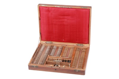 Lot 543 - Large French Opticians Trial Lens Set
