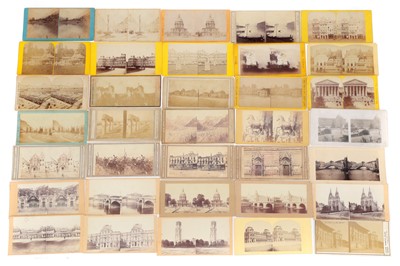 Lot 489 - Large Collection of Early Flat Stereoviews
