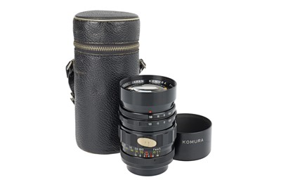 Lot 166B - A Sankyo Kohki Komura f/2 105mm Lens
