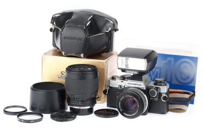 Lot 169 - An Olympus OM-10 SLR Camera
