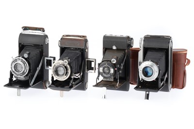 Lot 257 - A Group of Folding Cameras