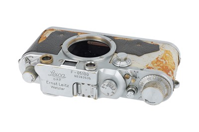 Lot 9 - A Leica IIIc 'Croatian Military' Rangefinder Camera