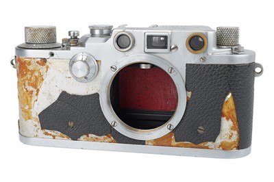 Lot 9 - A Leica IIIc 'Croatian Military' Rangefinder Camera