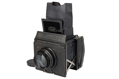 Lot 275A - A Zeiss Ikon Miroflex A 859/3 Medium Format Folding Plate Camera