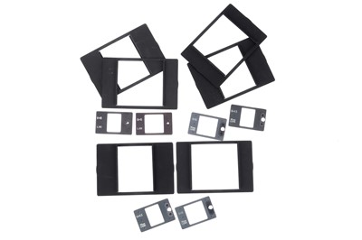 Lot 436 - A Group of Film Plane and Finder Masks for Mamiya