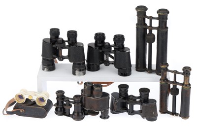 Lot 673 - A Collection of Vintage Binoculars