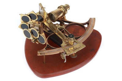 Lot 651 - Brass Sextant