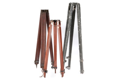 Lot 648 - Collection of Theodolite Level Surveying Tripods