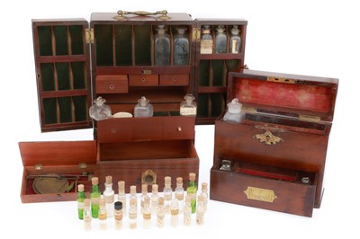 Lot 536 - Domestic Medicine Chests for Restoration
