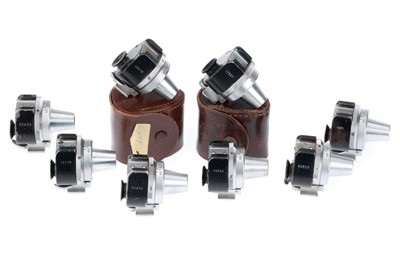 Lot 82 - A Selection of Eight Leica VIOOH Universal Viewfinders