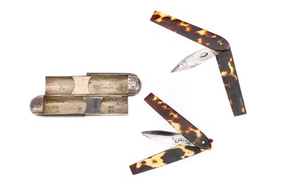 Lot 582 - A Silver Lancet Case