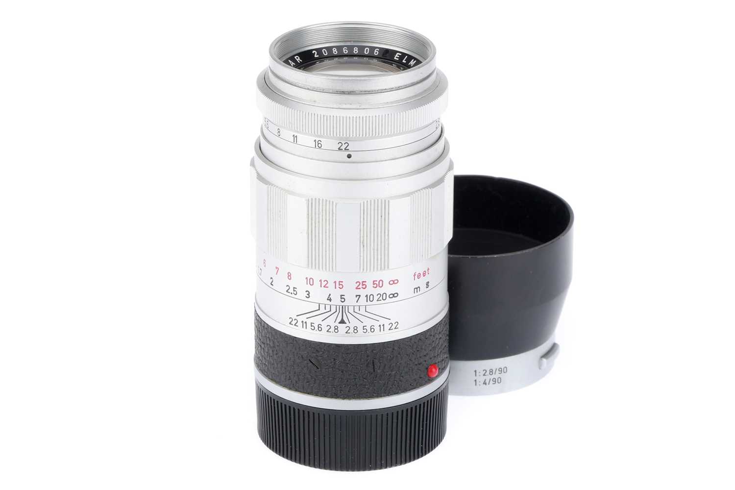 Lot 13 - A Leitz Wetzlar Elmarit f/2.8 90mm Lens