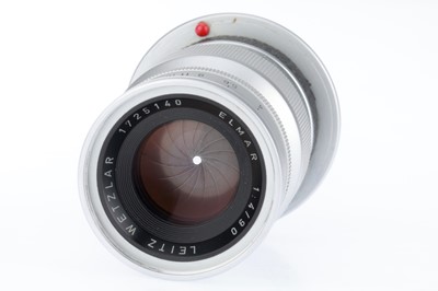 Lot 5 - A Leitz Wetzlar Elmar f/4 90mm Lens