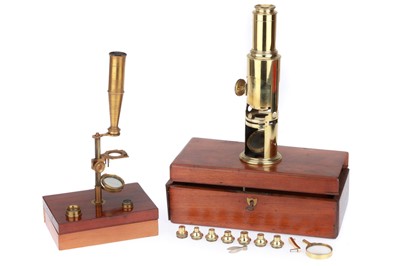 Lot 607 - Brass Microscopes