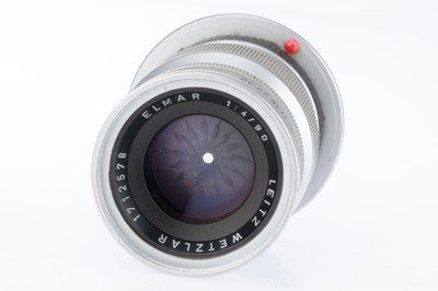 Lot 24 - A Leitz Wetzlar Elmar f/4 90mm Lens