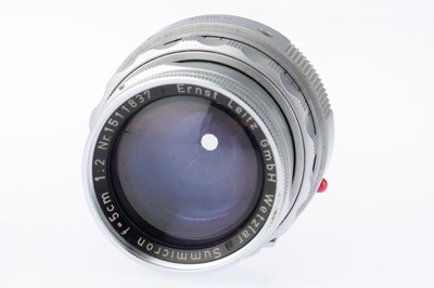 Lot 4 - A Leitz Wetzlar Summicron f/2 5cm Lens
