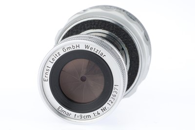 Lot 8 - A Leitz Wetzlar Elmar f/4 9cm Collapsible Lens
