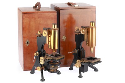 Lot 601 - 2 Watson Edinburgh Microscopes, Watson & Sons