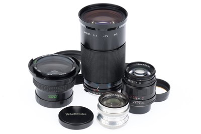 Lot 349 - A Selection of Camera Lenses