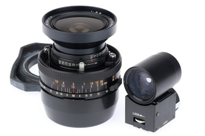 Lot 346 - A Mamiya f/5.6 75mm Lens for Polaroid with Finder