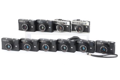 Lot 314 - A Group of Hanimex Compact Cameras