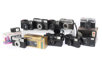 Lot 146 - A Selection of Compact 35mm Cameras