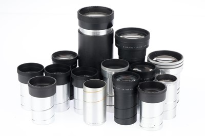 Lot 345 - A Selection of Projector Lenses
