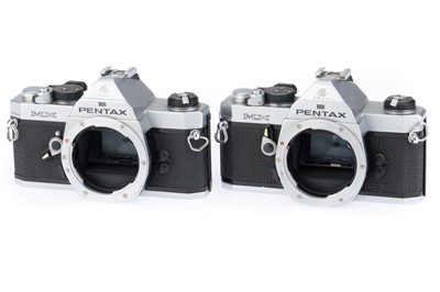 Lot 237 - A Pair of Pentax MX SLR Camera Bodies