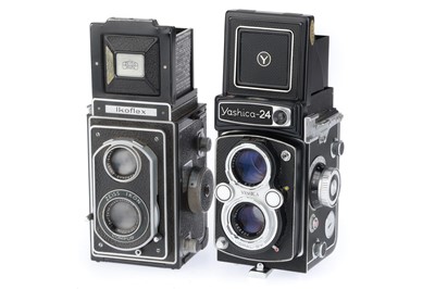 Lot 250 - A Pair of TLR Medium Format Cameras