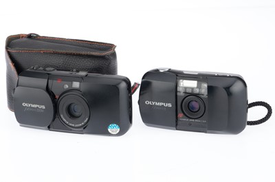 Lot 136 - A Pair of Olympus Mju Compact Cameras