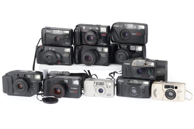 Lot 156 - A Group of Compact 35mm Cameras