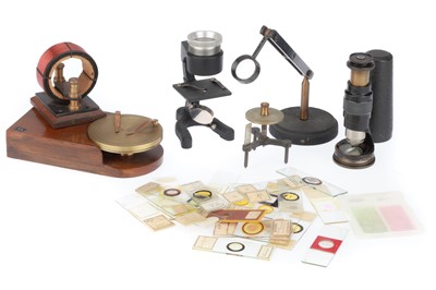 Lot 634 - Small Collection Of Microscopes & Accessories