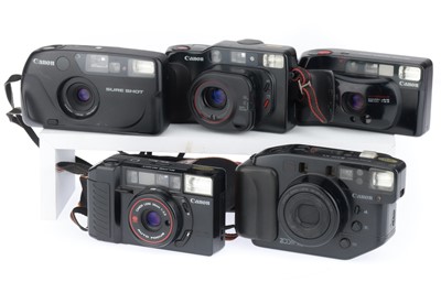 Lot 164 - A Selection of Canon Compact Cameras