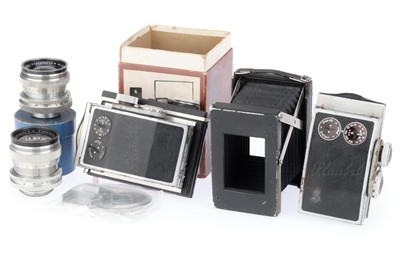 Lot 251 - A Selection of Plaubel Components