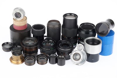 Lot 353 - A Selection of Camera Lenses